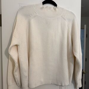 Mango Cream Turtleneck Sweater